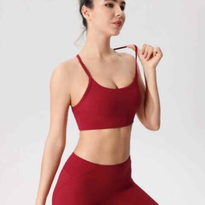 女士运动胸罩和紧身裤套装工厂批发外贸一件代发
