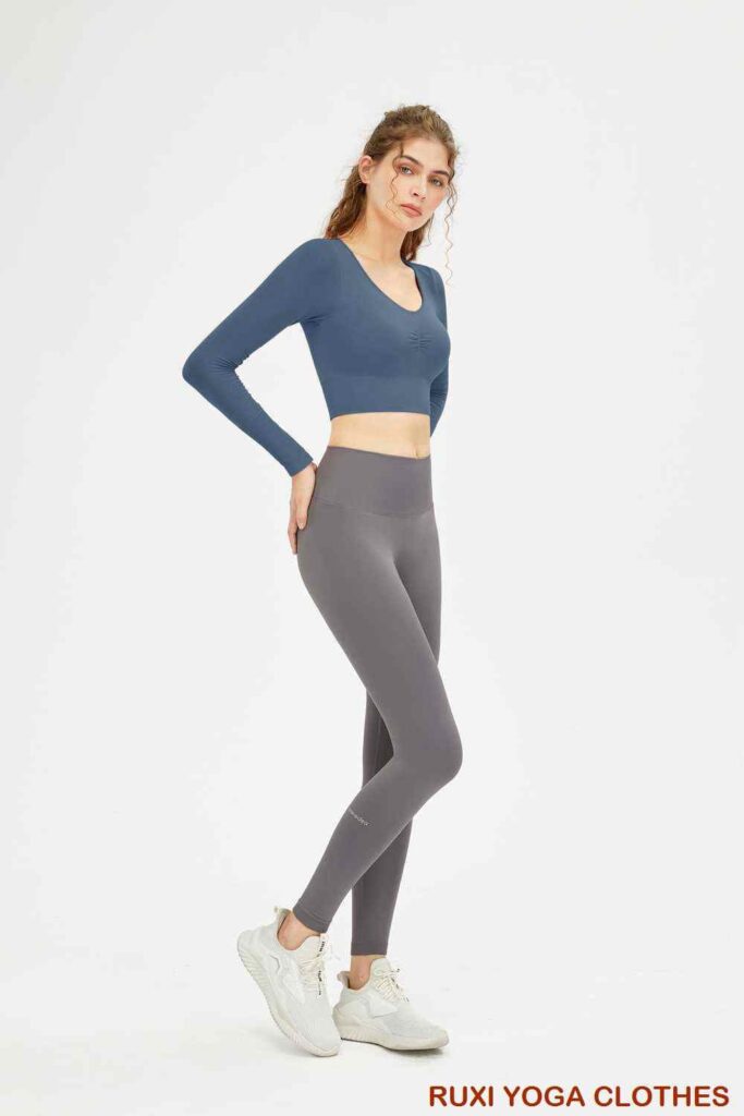 带口袋的阔腿瑜伽裤工厂采购批发外贸一件代发