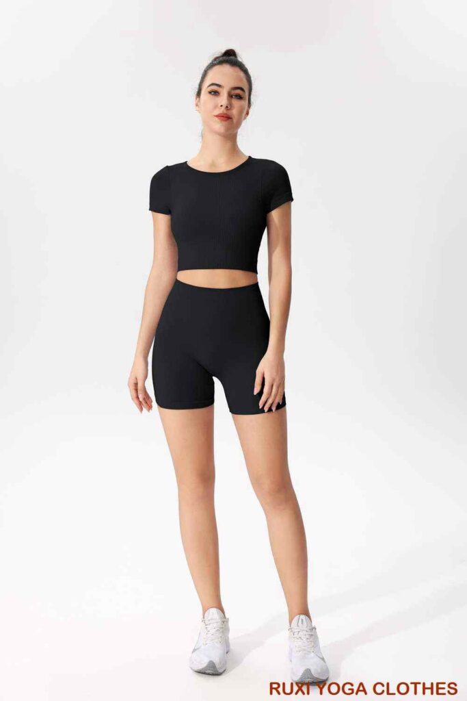 海军蓝瑜伽紧身裤出口生产厂家工厂供应商推荐