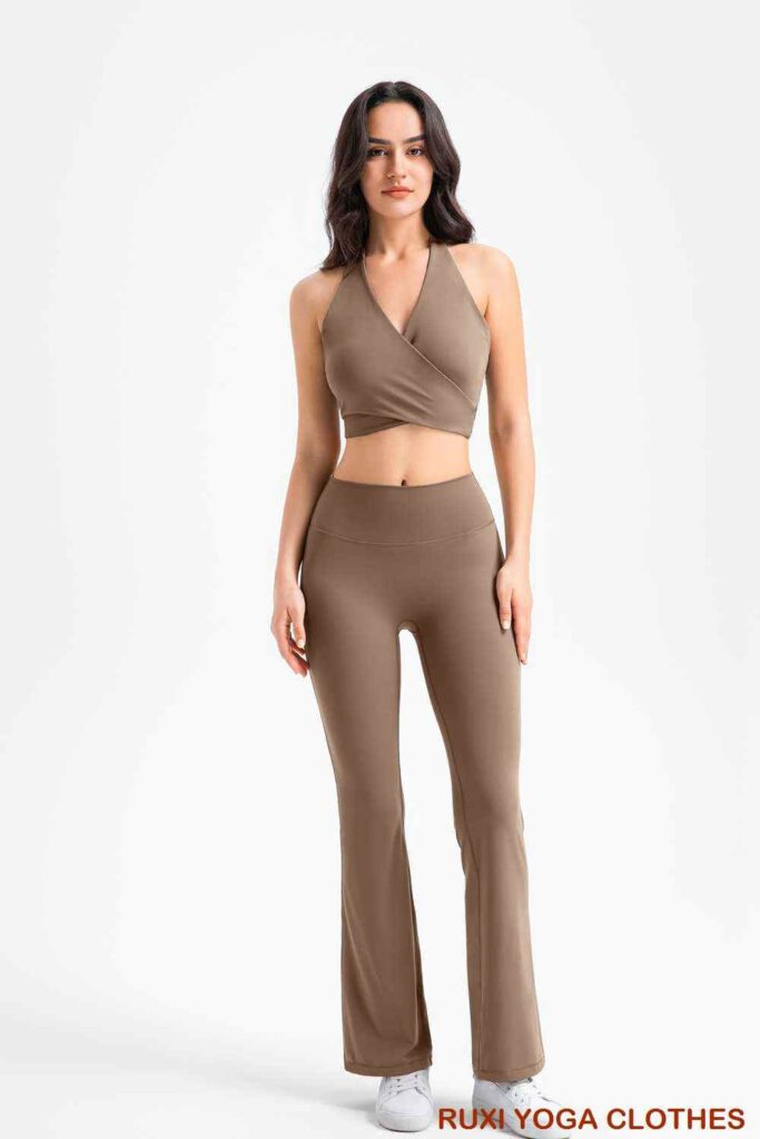 瑜伽紧身裤喇叭裤跨境电商热销品牌服饰源头工厂