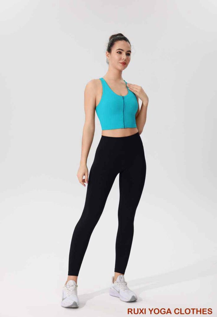 粉色翻领瑜伽裤跨境电商热销品牌服饰源头工厂